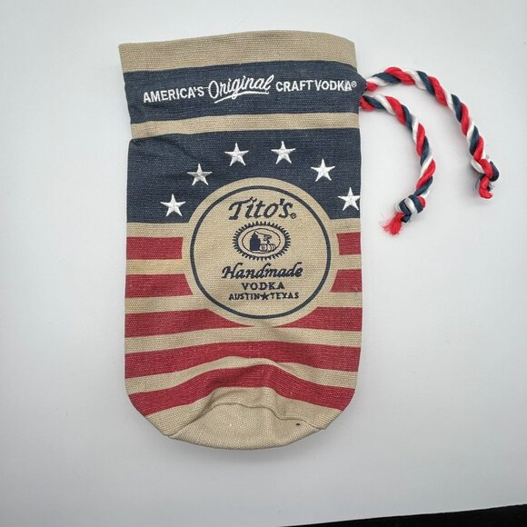 Tito's Handmade Vodka Burlap Bags - Set of Two - Picture 7 of 9